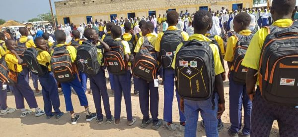 Distribution of scholastics Materials
