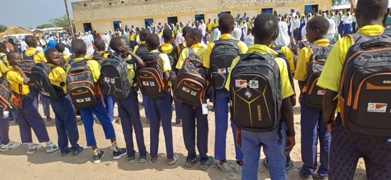 Distribution of scholastics Materials